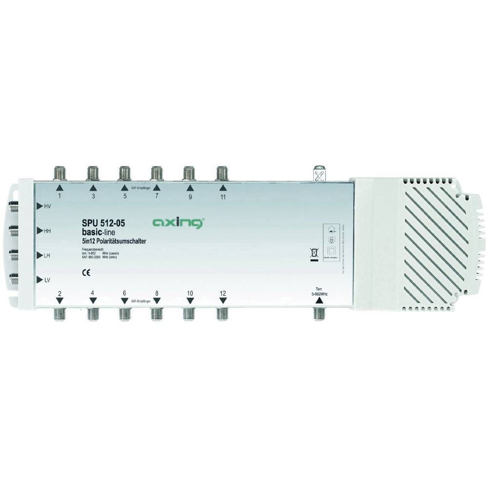 Axing SPU 512-05 SAT Multischalter Eingnge Multischalter 5 4 SAT1 30290₽