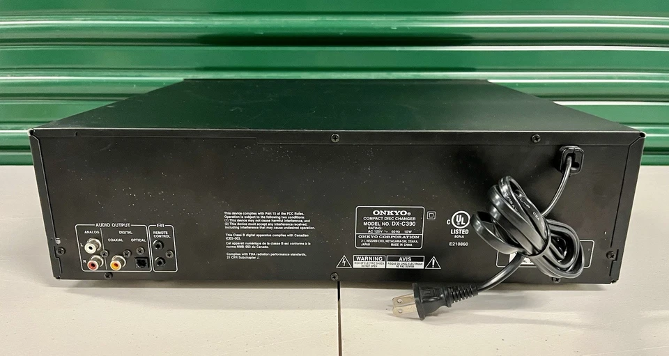 Onkyo DX-C390 CD Player - Black No Remote - Tested And Working - Image 3 of 3