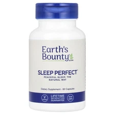 Earth s Bounty Sleep Perfect 60 Veggie Caps BPA-Free, Dairy-Free, Gluten-Free,