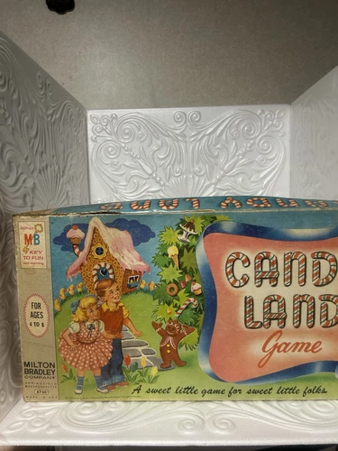 Vintage Candy Land Board Game Milton Bradley 1962( See Despriction)