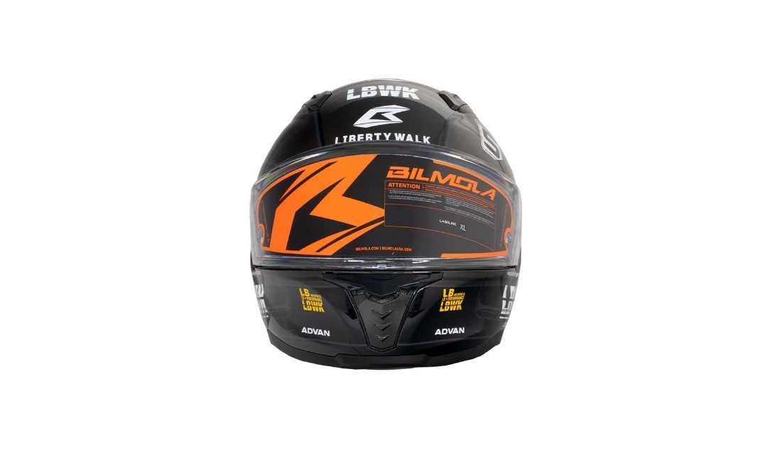 Bilmola x Liberty Walk Helmet Black Z189-BK | eBay