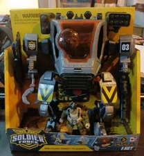 Chap Mei-Soldier Force 2025 Giant Exobot Battle Mech (Silver) - New 12" Rare HTF