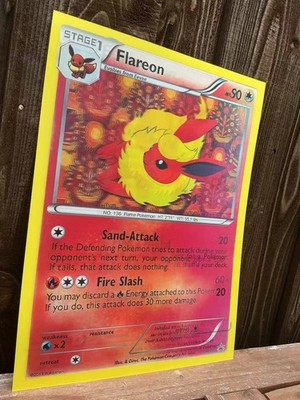 3D Motion Effect Lenticular Art Poster-Flareon, Vaporeon, Eevee Home Decor Gift