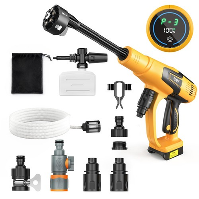 #ad 1200PSI Cordless Portable Washer Compatible with DeWalt 20V Batteries 6 in 1... $175.93