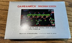 Nintendo Game & Watch MARIO'S BOMBS AWAY Panorama Screen TB-94 1983 Boxed CIB 