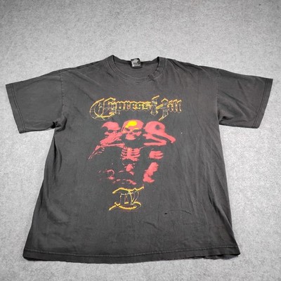 Vintage 1998 Cypress Hill IV Album Giant Tag Black Rap T-Shirt 