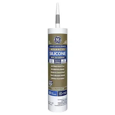 Ge 2813704 Silicone Sealant, 10 Oz, Cartridge, Light Gray, Silicone Base,