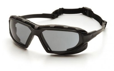 Pyramex SBG5020DT Highlander XP Safety Glasses Blk Gray Anti-Fog Lens (12 Pair)