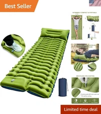 Connectable Inflatable Sleeping Pad - Ideal for Family Camping, 78x27, 400lbs