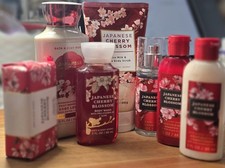 Bath Body Works JAPANESE CHERRY BLOSSOM Scrub lotion mist wash bar shampoo/con