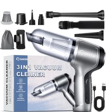 Saker HL-132 3-in-1 Handheld Vacuum Cleaner – Brushless, Cordless, Car & Home Cl