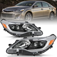 2013-2015 Avalon Headlights Halogen Assembly Replacement Oe Style Pair