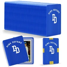 110 Pack Ding Defend Trading Card Shipping Protectors Hard Plastic Card Slab ...