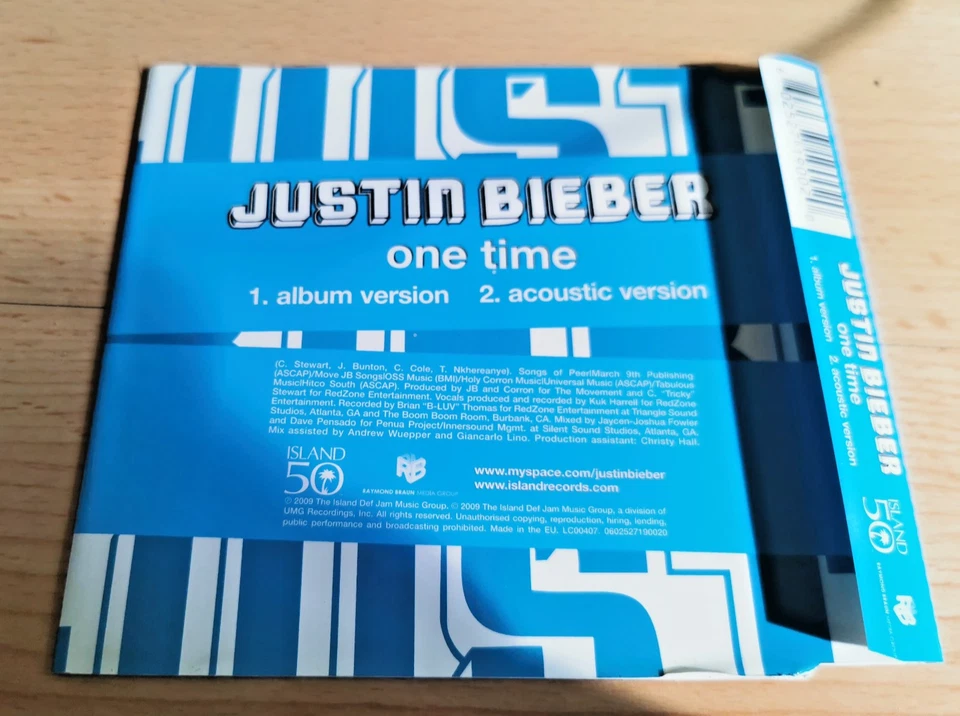 Justin Bieber - One Time - Rar Mcd - Bild 2 von 2