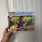 Sonic The Hedgehog - Super Sonic & Super Shadow Flocked Funko PoP 2 Pack