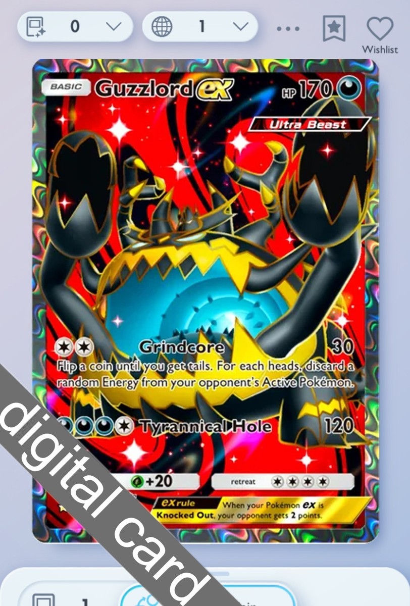 Pokemon TCG POCKET - Guzzlord Full Art 2⭐, Extradimensional