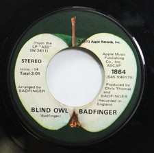 45 Badfinger - Blind Owl / Apple Of My Eye On Apple