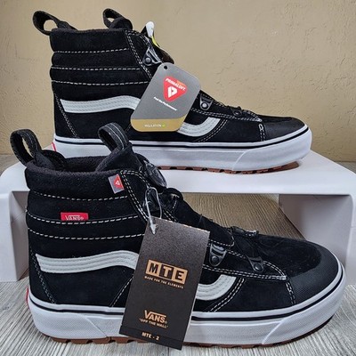 Vans Sk8-Hi MTE-2 BOA Quick Release Sneakerboot Black/White Mens Size 11 New