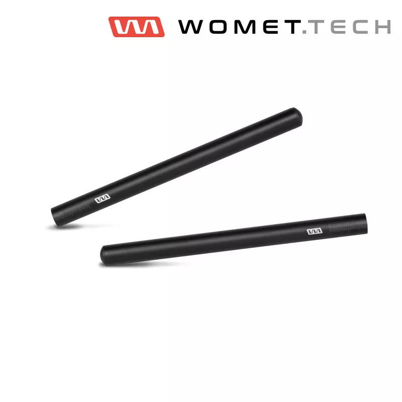 Tube de guidon Womet Tech noir 22x285mm pour moto