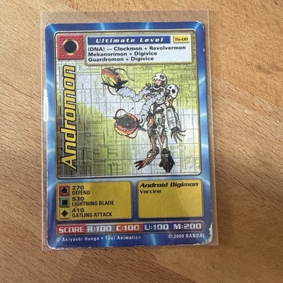 Digimon Andromom Tb-08 Taco Bell Promo Card 2000