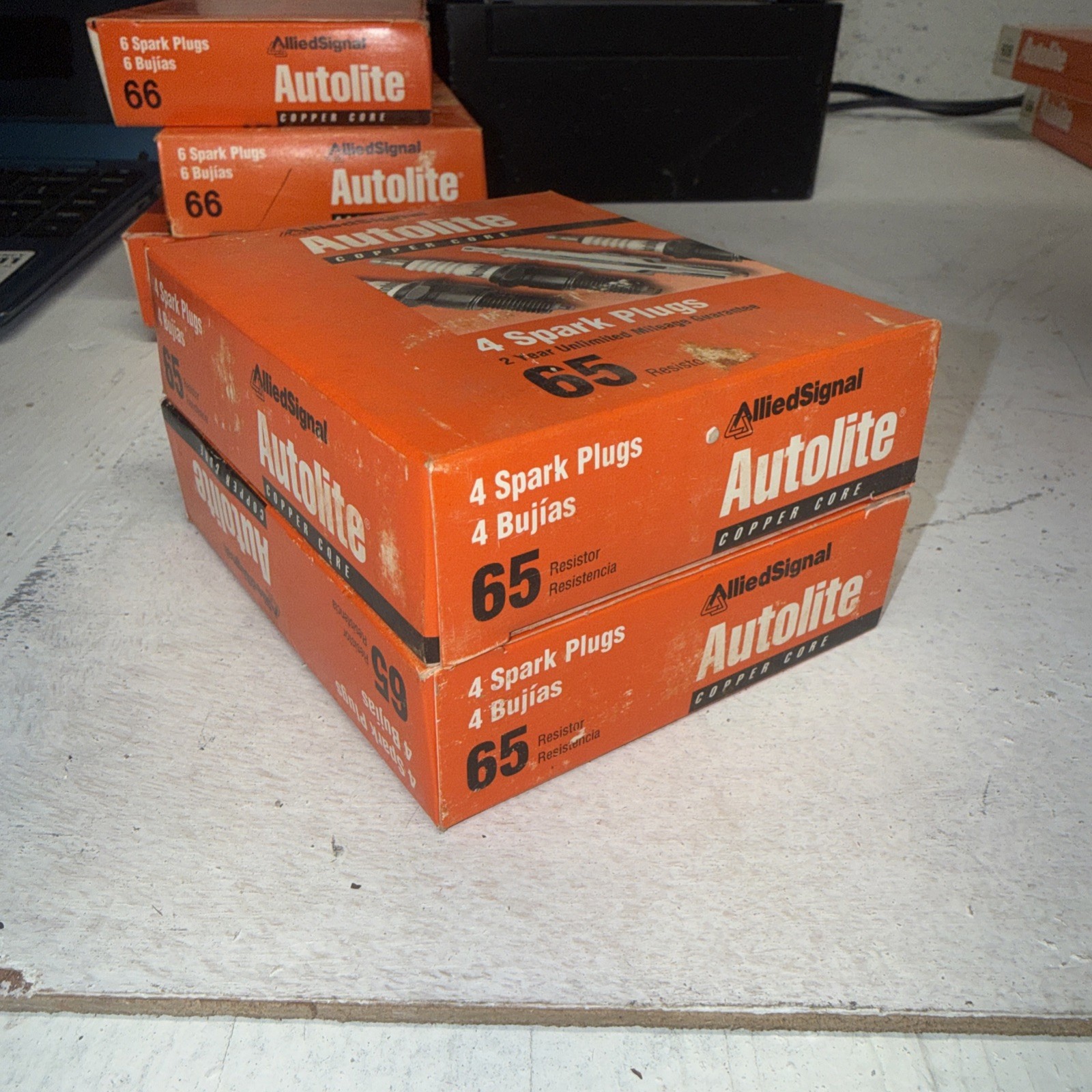 Autolite 65 Copper Core Spark Plugs - 8 Pack