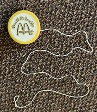Vintage Ronald McDonald Genuine WOOD Duncan Butterfly Yo-Yo Red/Yellow Rare