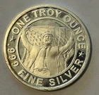 TRUMP 1 TROY OUNCE FINE SILVER 2024 NICE COIN SOME COLOR/TONING ON EDGE