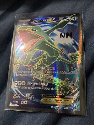  Pokemon - Rayquaza-EX (104/108) - XY Roaring Skies - Holo :  Toys & Games