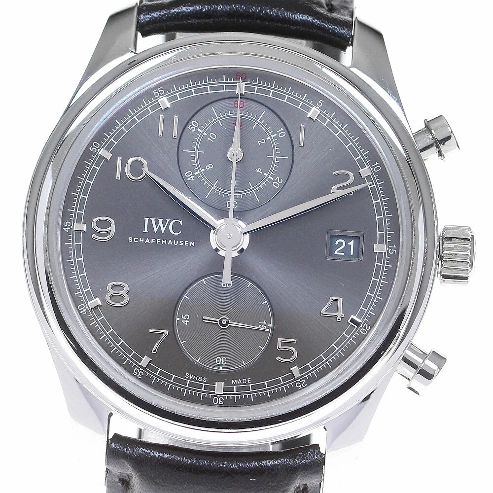 IWC Schaffhausen — IWC SCHAFFHAUSEN IW390404 PORTUGUESE CHRONOGRAPH CLASSIC AUTOMATIC SS WATCH