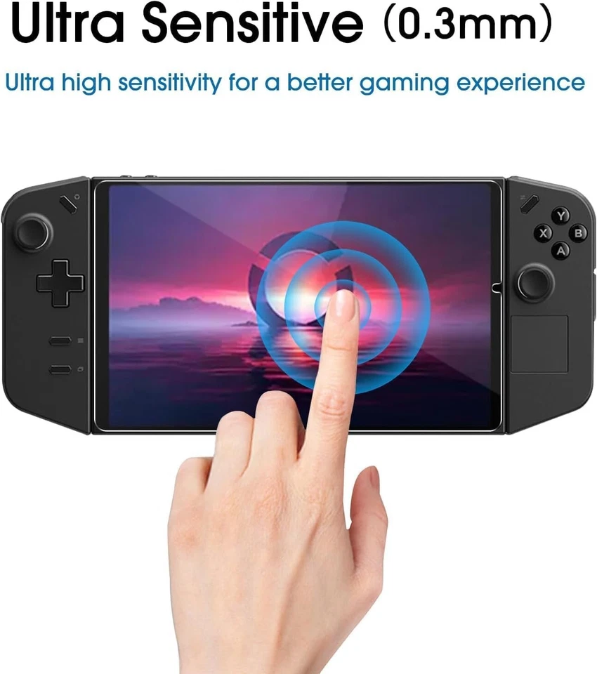 Paquete de 2 protectores de pantalla amFilm versión de actualización para Lenovo Legion Go portátil Foto 4 de 4