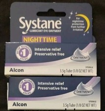 2 Alcon Systane NIGHT Ointment NIGHTTIME Severe Dry Eye Relief 3.5g EXP 2027-28