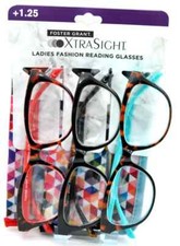 XtraSight by Foster Grant Reading Glasses Marciel 3 Pack