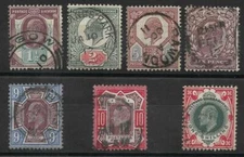 GB 1911-13 SOMERSET HOUSE PRINTINGS 11/2d-1/- MAINLY FINE-VERY FINE USED. (1371)