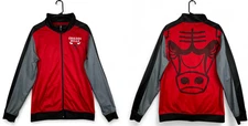 UNK NBA Chicago Bulls Jacket Full Zip Polyester Size Medium/Large