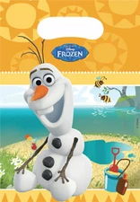 Disney Frozen "Olaf Summer" Party Favour/Loot Bags x 6- Children's Party