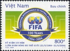 Vietnam 2004 FIFA 100th Anniversary/Football/Sports/Soccer/Games 1v (s1635d)