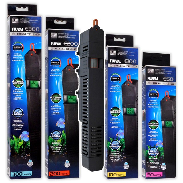 Fluval E300 Advanced Electronic Aquarium Heater 300 Watt Heat Water