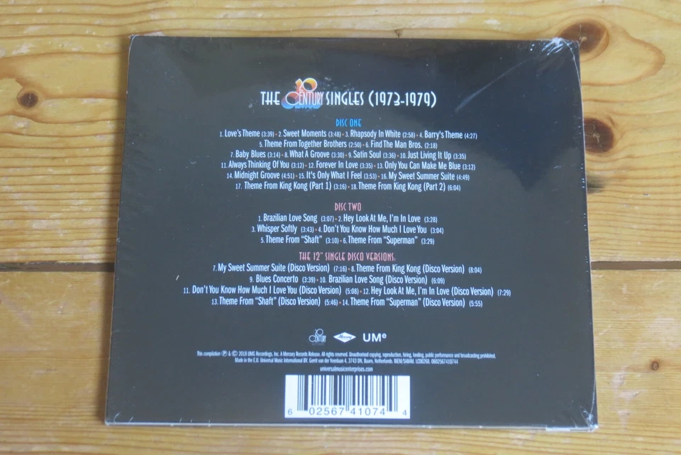 NEW/SEALED 2 CD Love Unlimited Orchestra – 20th Century Records Singles 1973-79 - Image 2 of 2