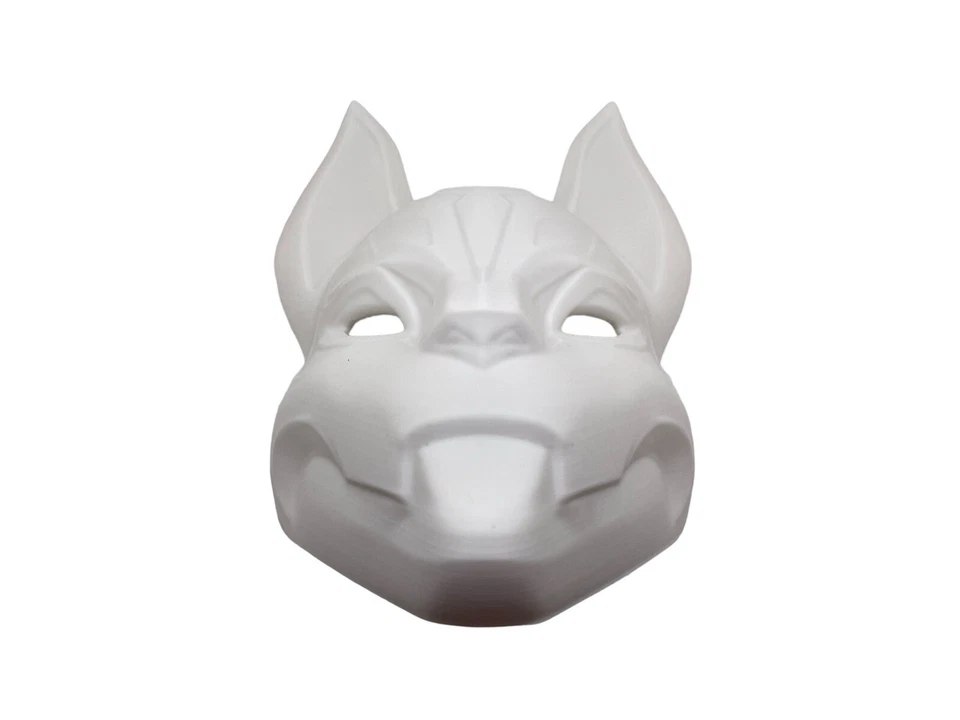 Kitsune Japan Fuchs Maske Kostüm Gamer Fan Art 3D Druck Cosplay Kleine Größe - Bild 3 von 4