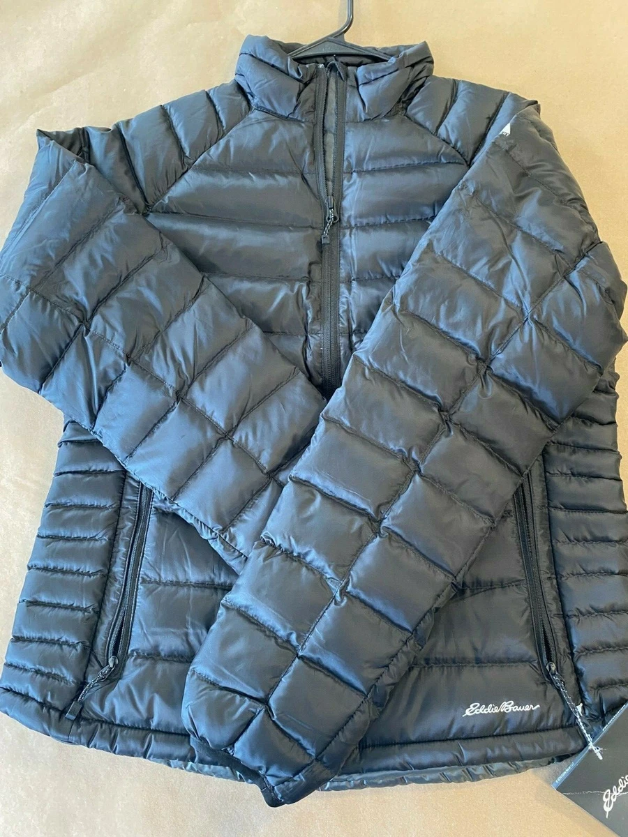 Eddie Bauer Womens First Ascent Jacket Stormdown Downlight Black