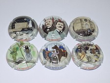 N°813 - Série de 6 Capsules de champagne GENERIQUE (Révolution des Vignerons) 