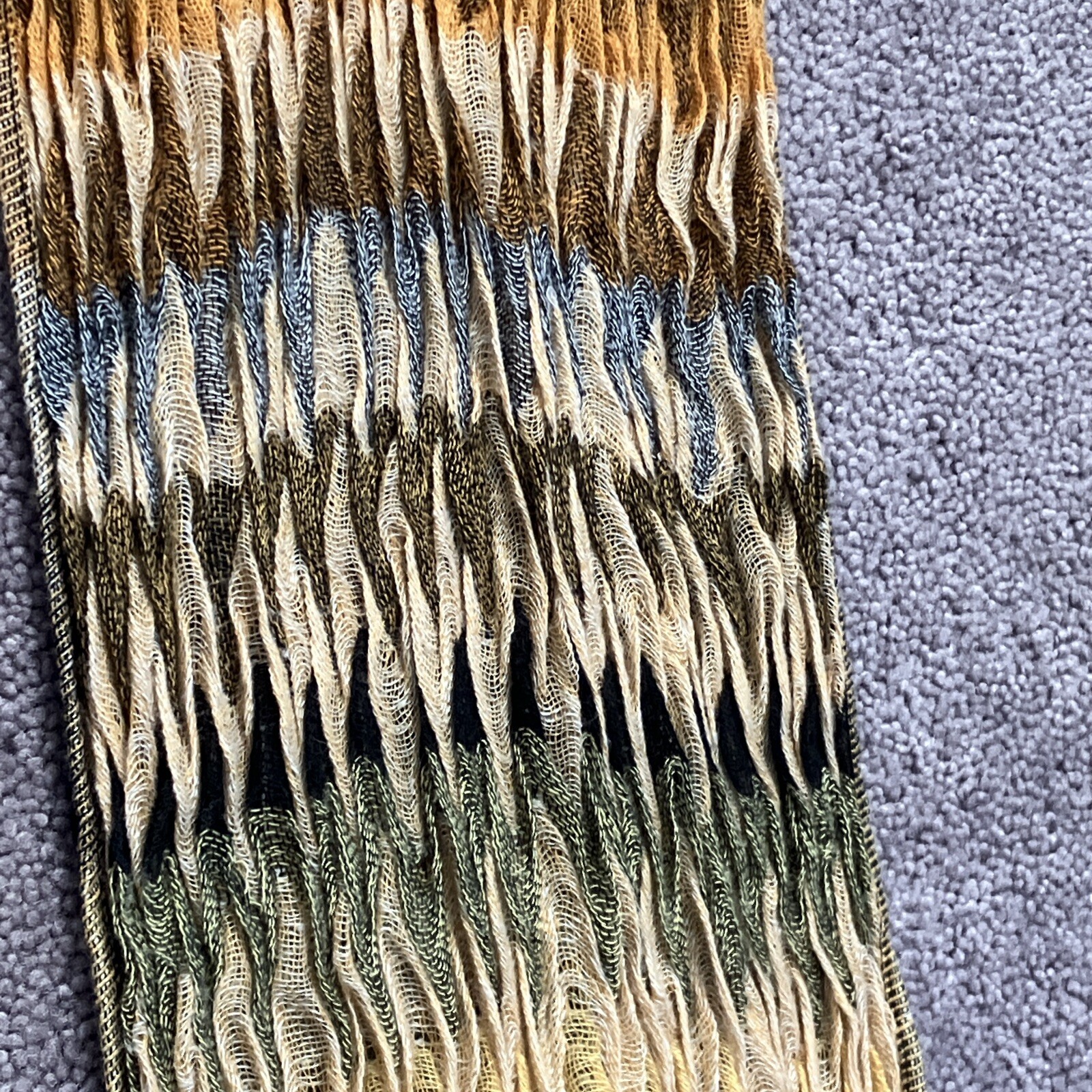 BEAUTIFUL MULTI COLORED STRETCH SCARF - image 17