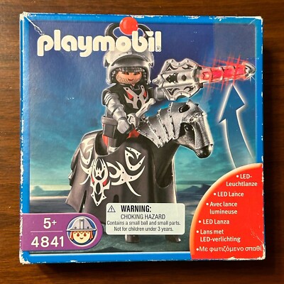 PLAYMOBIL 4841 Dragon Knight with LED Lance NEW SEALED (Damaged Box Wear) 2008