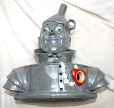WIZARD OF OZ Tin Man Ceramic CANDLE HOUSE Holder Figurine Retired
