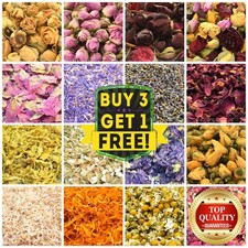 Dried Flowers & Petals 62 Types! Craft Botanicals Confetti Soap Candle Making