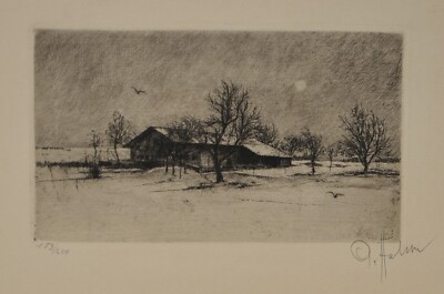Peter Halm - Peter von Halm / Autographed / 200 Copies / Etching