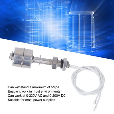 Liquid Level Float Switch Stainless Steel Liquid Water Level Sensor 0-220V