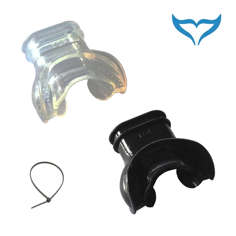 POSEIDON DIVING SYSTEMS Poseidon Mundstück 2.Stufe Xstream Jetstream Cyklon black clear Spannband kl