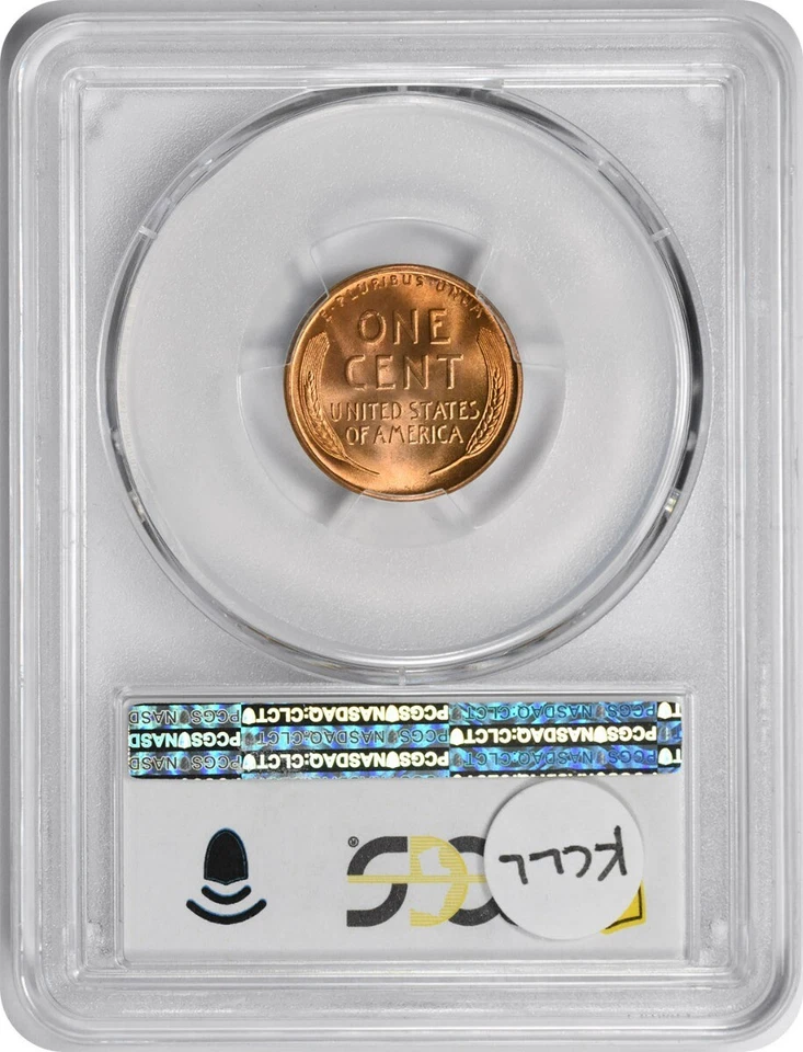 1945-D Lincoln Cent MS67RD PCGS (CAC) - Image 2 of 2