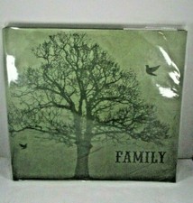 NEW 20 Page Family Tree Themed Top Load Scrapbook Post Bound By MBI
